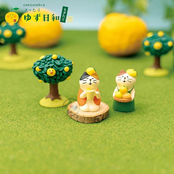 加藤真治DECOLE 柚子日和 騎鴨鴨船柚子貓泡柚子浴柴犬公仔擺飾3選1 