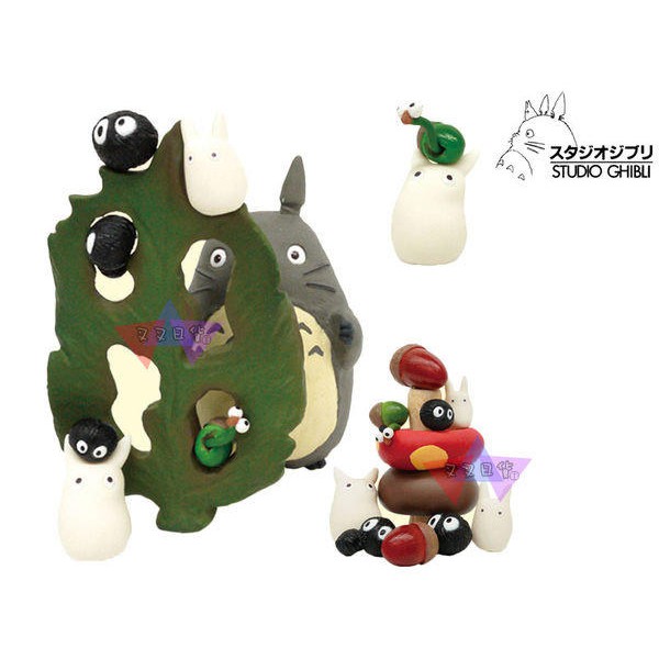 宮崎駿 龍貓 豆豆龍 TOTORO 疊疊樂 平衡遊戲 公仔 88504特價 