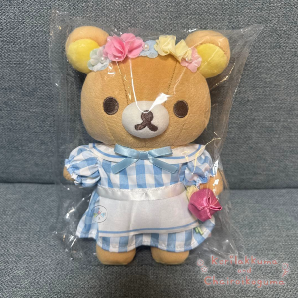 拉拉熊 懶懶熊 有樂町專賣店限定 花卉市集 東京車站限定 花冠 絨毛玩偶 娃娃 20公分 