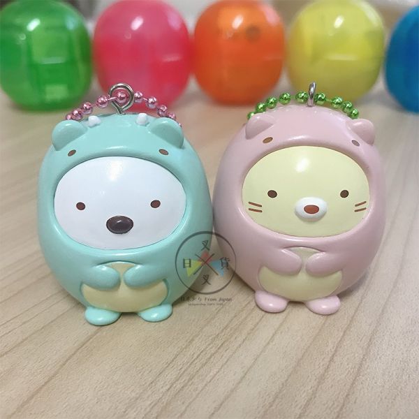 角落生物 貓咪企鵝白熊恐龍炸豬排 變裝恐龍公仔扭蛋擺飾 隨機1入 