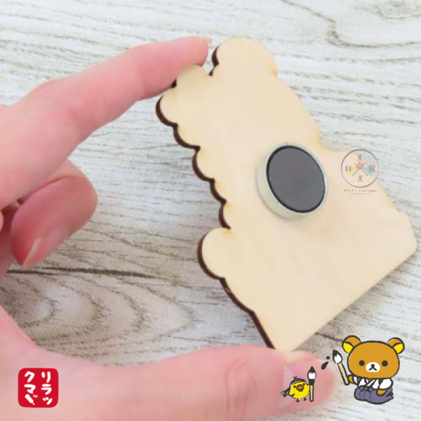 拉拉熊 懶懶熊 漢字大集合 木頭 磁鐵 冰箱貼 熊 暇 眠 3選1 