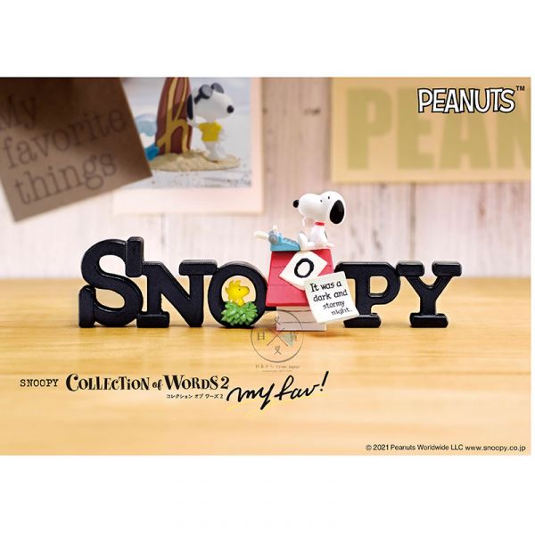 史努比 Snoopy 查理布朗 塔克鳥 奈勒斯 Re-MeNT英文字母場景擺飾 盒裝隨機1入 