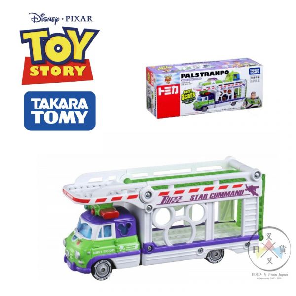 迪士尼 玩具總動員 巴斯光年運輸卡車 TOMY 多美小汽車 玩具 盒裝 
