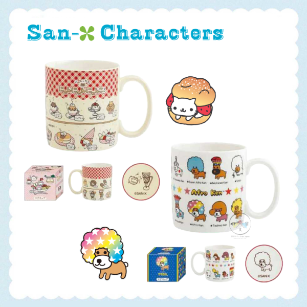 預購2月 San-X宇宙 趴趴熊 烤焦麵包 阿福柔 小故事 馬克杯 7選1 