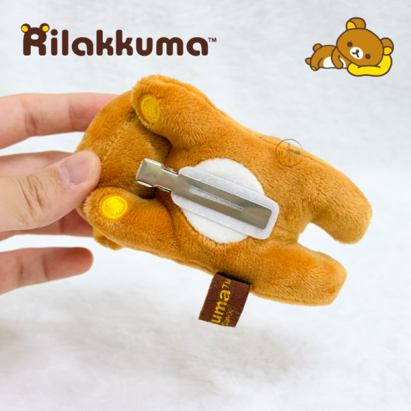 拉拉熊 懶懶熊 懶妹 趴趴 絨毛 髮夾 2選1 