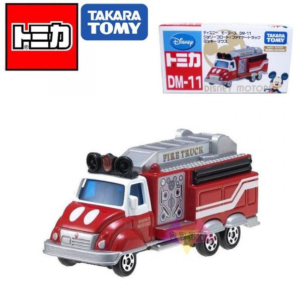 迪士尼米奇消防車TOMY小汽車公仔盒裝 