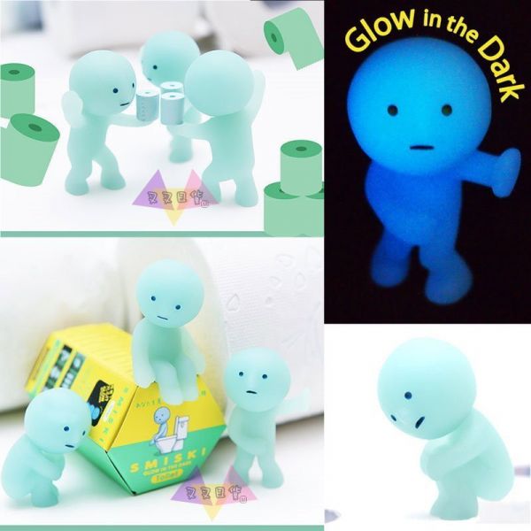 SMISKI不可思議的夜光妖精廁所系列公仔擺飾盒玩一中盒12入盒裝 