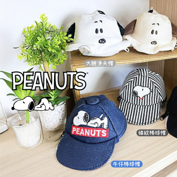 SNOOPY 史努比 帽子 棒球帽 漁夫帽 收納包 附登山扣 3選1 
