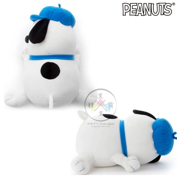 史努比 Snoopy 歐拉夫 閉眼 睡覺 趴姿 絨毛娃娃 抱枕M號 