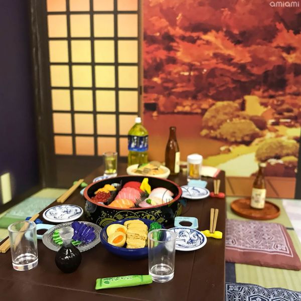 今日是豪華壽司日場景組 Re-MeNT 仿真 食玩 盒玩 
