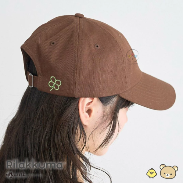 預購 拉拉熊 懶懶熊 小雞 專賣店限定 earth聯名 刺繡 大頭 幸運草 棒球帽 米色 咖啡色 2選1【4/16截止】 