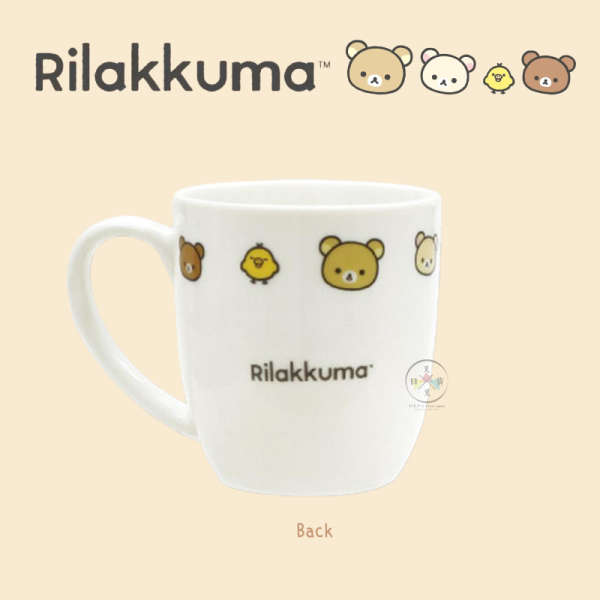 預購1月 拉拉熊 懶懶熊 BASIC 大頭餐具 陶瓷 馬克杯 日本製 