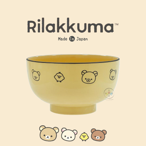 預購1月 拉拉熊 懶懶熊 BASIC 大頭餐具 味噌湯碗 日本製 