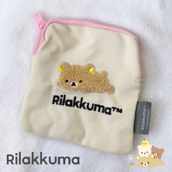 拉拉熊 懶懶熊 懶妹 小雞 蜜茶熊 花花世界 刺繡小物包 扭蛋 全5款 