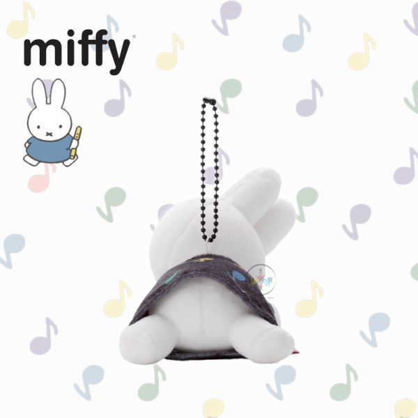 MIFFY 米飛兔 音樂系列 音符 趴睡 絨毛吊飾 鑰匙圈 超好摸 