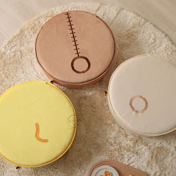 預購 拉拉熊 懶懶熊 懶妹 小雞 專賣店限定 大臉 圓形 靠墊 坐墊 抱枕 可拆洗 3選1 日本製 【4/16截止】 