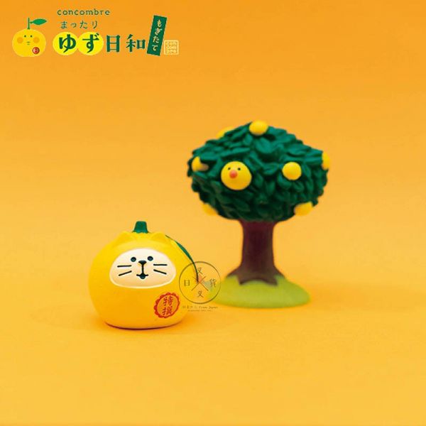 加藤真治DECOLE 柚子日和 騎鴨鴨船柚子貓泡柚子浴柴犬公仔擺飾3選1 