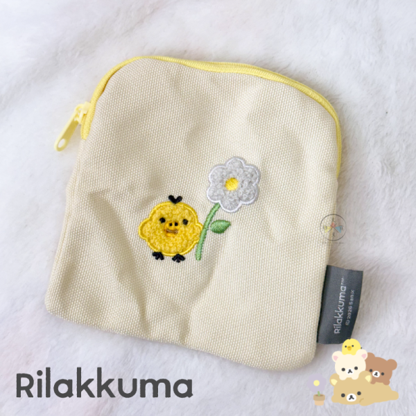 拉拉熊 懶懶熊 懶妹 小雞 蜜茶熊 花花世界 刺繡小物包 扭蛋 全5款 