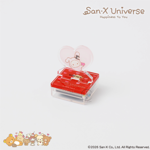 預購 SAN-X宇宙 拉拉熊 角落生物 趴趴熊 東京製版限定 心型 壓克力立牌 浸透印章 10選1【10/22截止】 