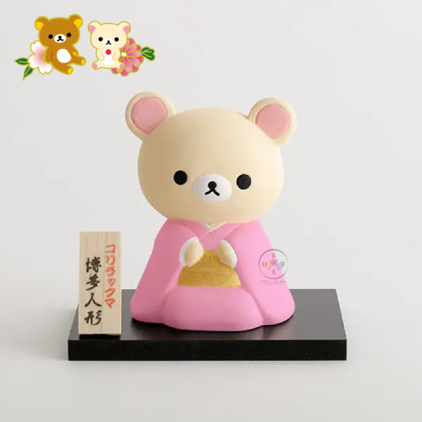預購2月 拉拉熊 懶懶熊 懶妹 專賣店限定 博多人形 陶土人偶公仔 擺飾 傳統工藝品 2選1 日本製【9/17截止】 