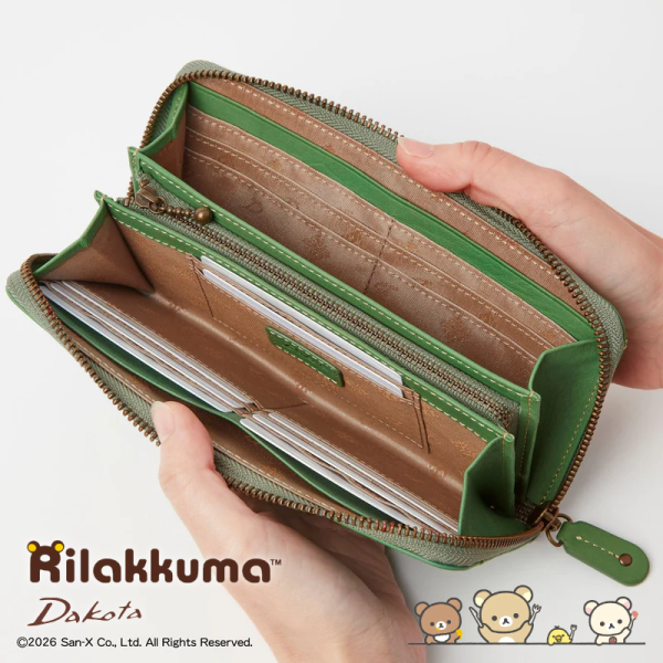 預購 拉拉熊 懶懶熊 小雞 專賣店限定Dakota聯名 皮革 長夾 拉鍊錢包 皮夾 2選1【4/30截止】 