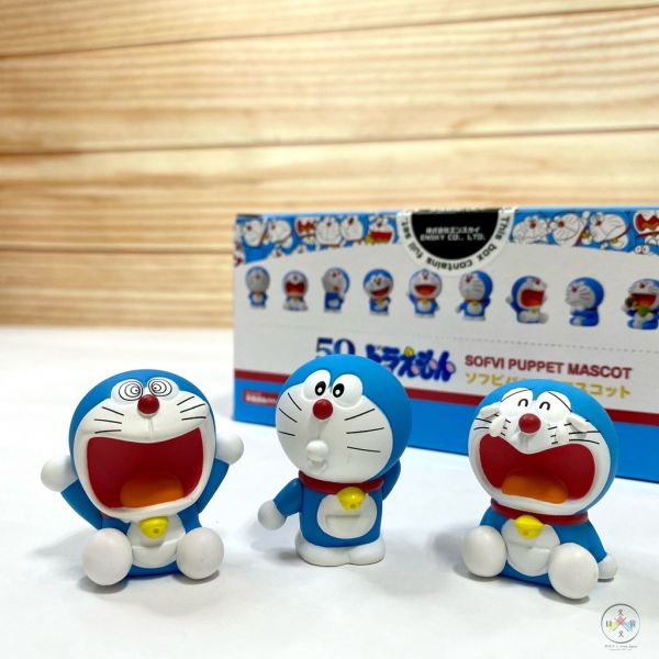 哆啦A夢 Doraemon 竹蜻蜓 銅鑼燒 手指軟膠公仔 隨機1入 
