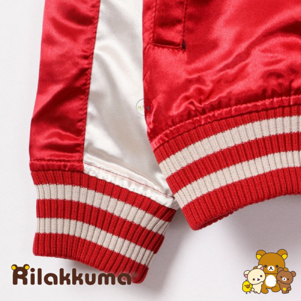 預購4月 拉拉熊 懶懶熊 專賣店限定 橫須賀外套 飛行員夾克 刺繡 黑 紅 M/L/LL 6選1【4/2截止】 