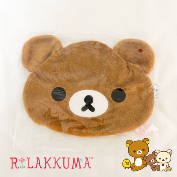 拉拉熊 懶懶熊 軟軟小物包 絨毛刺繡 大臉 拉鍊收納包 扭蛋 全5款 一套 