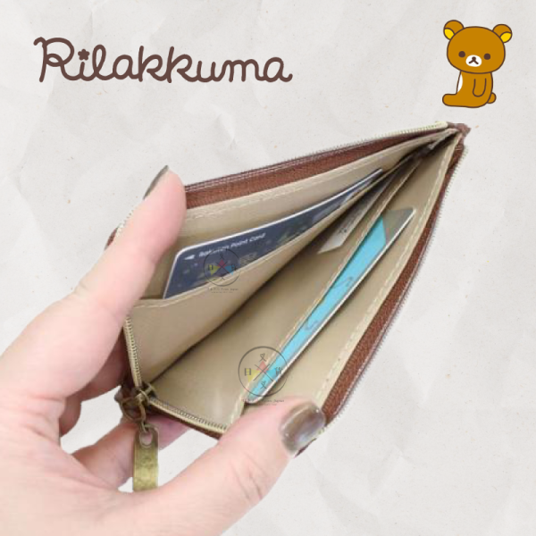 拉拉熊 懶懶熊 菱格壓紋 立體金屬牌 伸縮 票卡夾 零錢包 2選1 