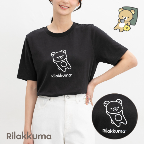 預購6月 拉拉熊 懶懶熊 專賣店限定 刺繡短踢 短袖上衣 S~LL  6選1 (下單請註明尺寸)【6/19截止】 