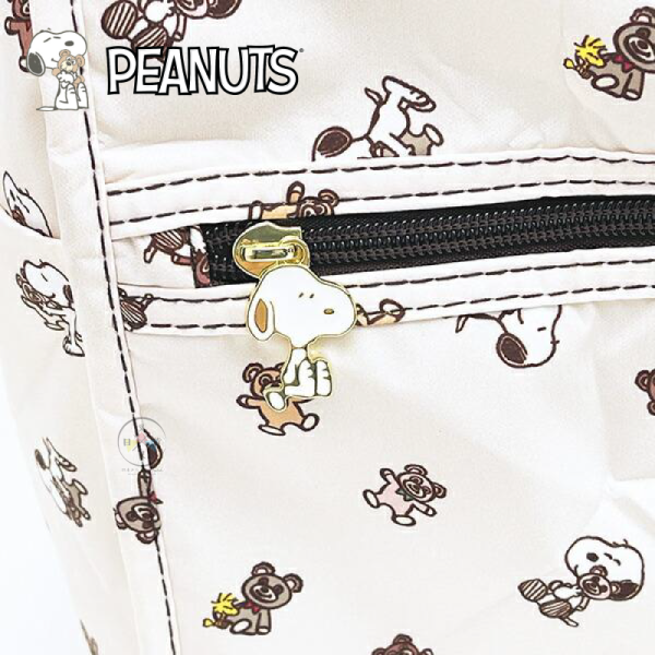 SNOOPY 史努比 泰迪熊 行李袋 旅行袋 可折疊 M號 23L 