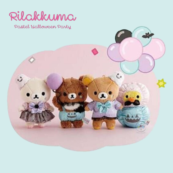 預購10月 拉拉熊 懶懶熊 一起旅行動畫 大頭壓克力登山扣飄帶鑰匙圈 全6款 一套6入 