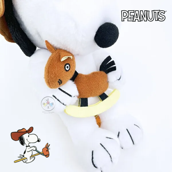 SNOOPY 史努比 專賣店限定 馬年 牛仔 搖搖馬 絨毛玩偶娃娃 