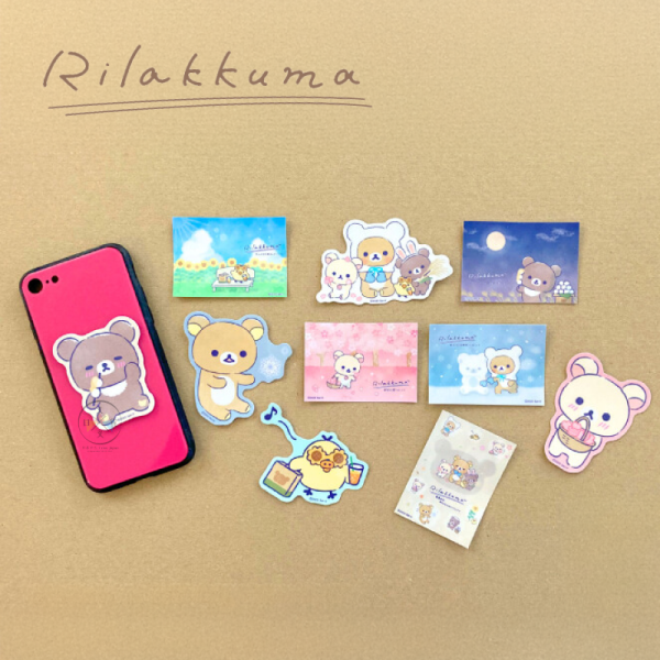 拉拉熊 懶懶熊 懶妹 小雞 蜜茶熊 陪你一起 四季 防水 貼紙 10選1 日本製 