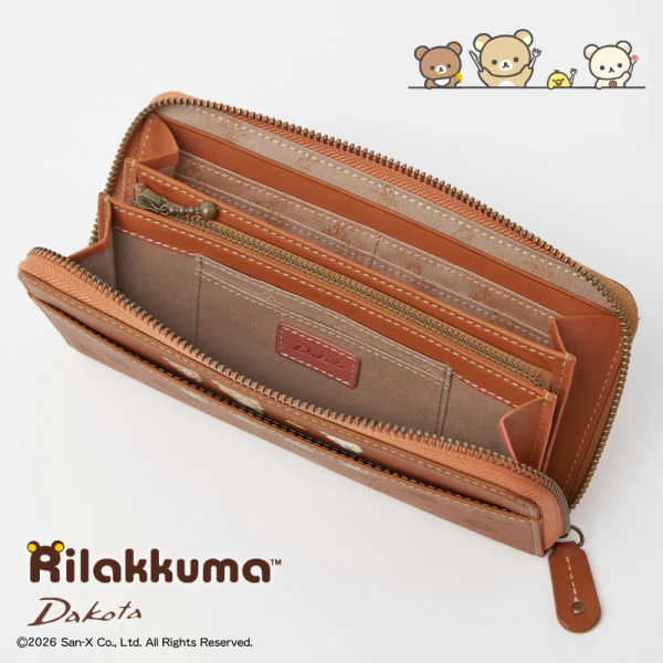 預購 拉拉熊 懶懶熊 小雞 專賣店限定Dakota聯名 皮革 長夾 拉鍊錢包 皮夾 2選1【4/30截止】 