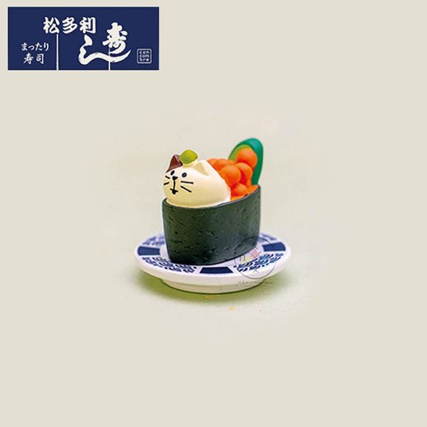 加藤真治DECOLE 商店街 壽司店 醃漬薑片醬油木盤 公仔擺飾3選1 
