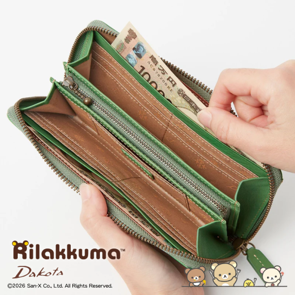 預購 拉拉熊 懶懶熊 小雞 專賣店限定Dakota聯名 皮革 長夾 拉鍊錢包 皮夾 2選1【4/30截止】 