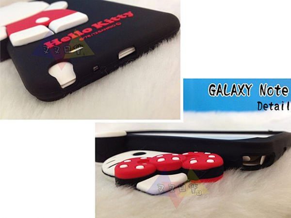 Kitty 三星Galaxy Note矽膠保護殼躲貓貓3款5.3吋 