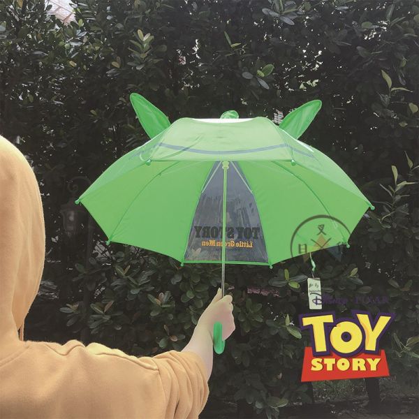 迪士尼玩具總動員 三眼怪 防夾手 立體耳朵雨傘童傘 