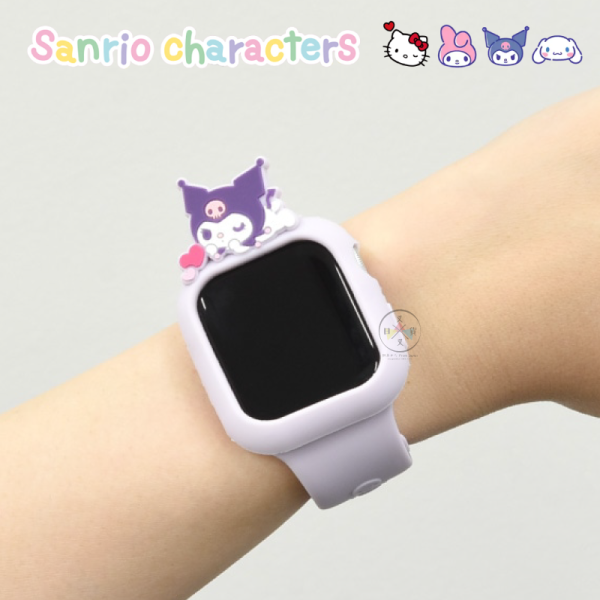 預購 三麗鷗 KITTY 美樂蒂 庫洛米 大耳狗 APPLE WATCH螢幕防撞殼 4選1 