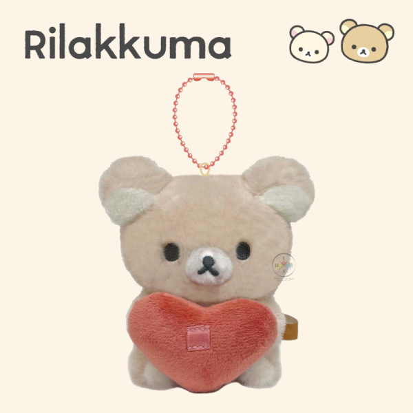 預購10月 拉拉熊 懶懶熊 懶妹 抱愛心 絨毛玩偶吊飾 徽章別針 展示 2選1 