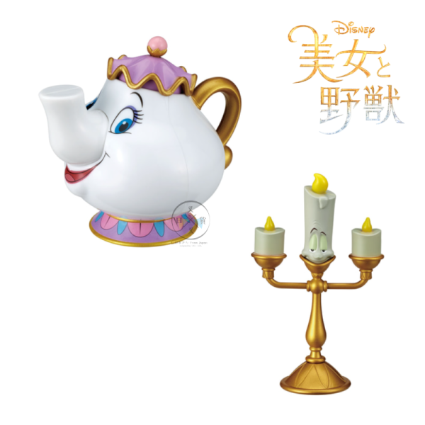 預購7月 迪士尼 美女與野獸 時鐘先生 燭台 茶壺太太 阿奇 皇家公仔 扭蛋 6入組 