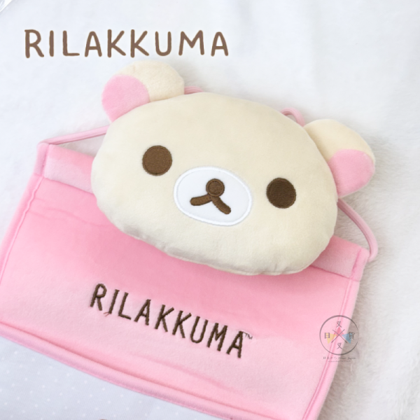 拉拉熊 懶懶熊 懶妹 小雞 蜜茶熊 思夢樂 專賣店限定 絨毛大頭刺繡 牆壁掛式 收納袋 4選1【3/12截止】 