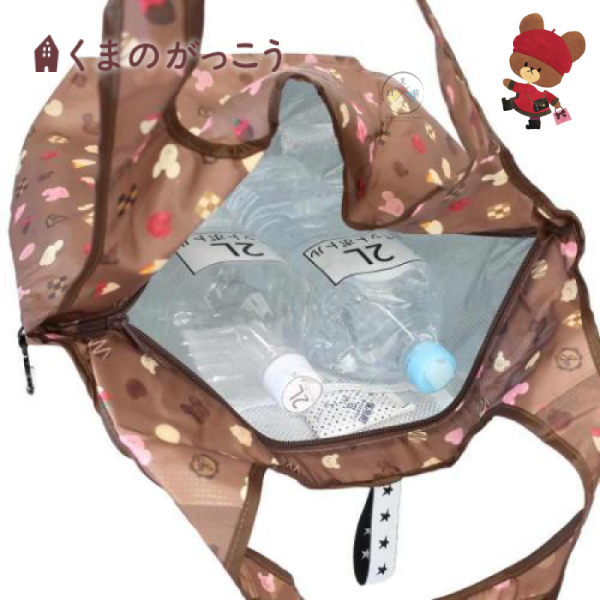 小熊學校 傑琪 巧克力餅乾 環保袋 購物袋 保冷袋 附登山扣 15L 