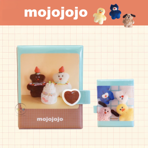 mojojojo 黃鳥 療癒系 手作玩偶 活頁貼紙簿 2選1 