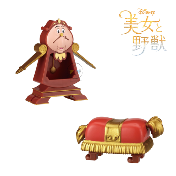 預購7月 迪士尼 美女與野獸 時鐘先生 燭台 茶壺太太 阿奇 皇家公仔 扭蛋 6入組 