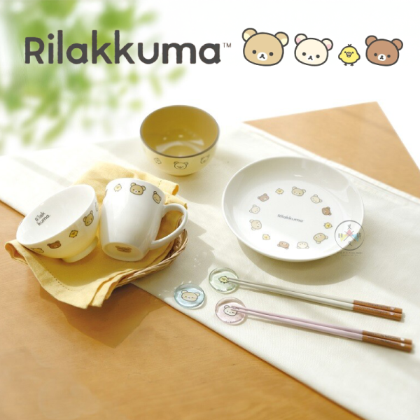 預購1月 拉拉熊 懶懶熊 懶妹 小雞 蜜茶熊 BASIC 大頭餐具 天然木筷 筷子 4選1 日本製 