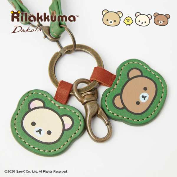 預購 拉拉熊 懶懶熊 懶妹 小雞 蜜茶熊 專賣店限定Dakota聯名 皮革 大頭 包包掛飾 吊飾 2選1【4/30截止】 