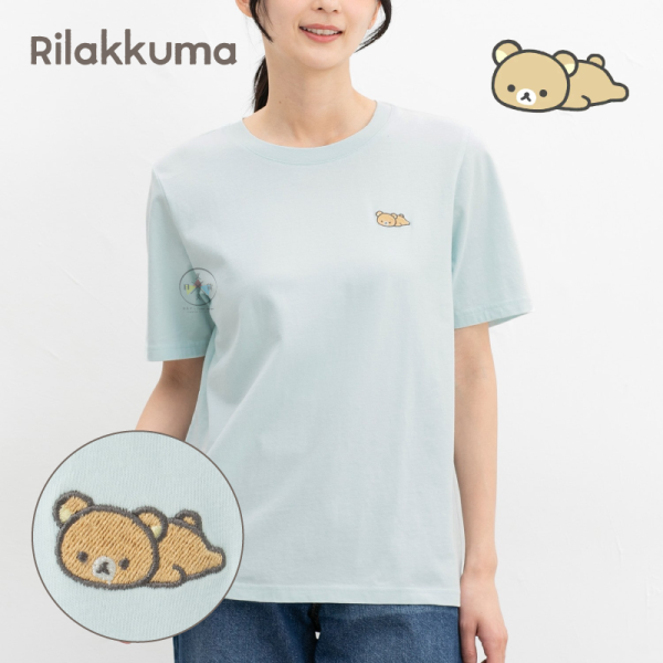 預購6月 拉拉熊 懶懶熊 專賣店限定 刺繡短踢 短袖上衣 S~LL  6選1 (下單請註明尺寸)【6/19截止】 