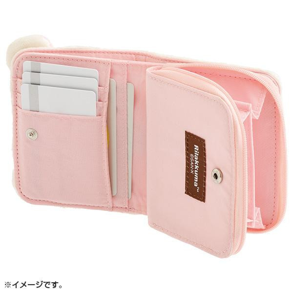 拉拉熊 懶懶熊 懶妹 小雞 蜜茶熊 基礎款 絨毛刺繡大頭 兩折短夾 錢包 4選1 